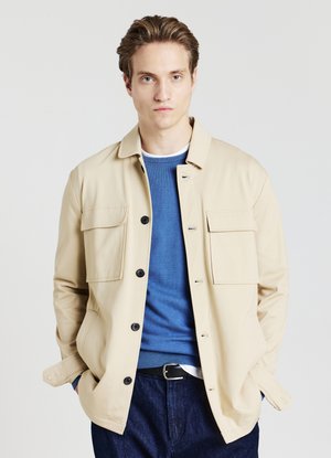 Calliope CAMICIA CON TASCHE APPLICATE - Summer jacket - beige