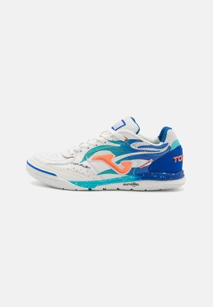 TOPFLEX REBOUND - Botines de fútbol sala - white/royal