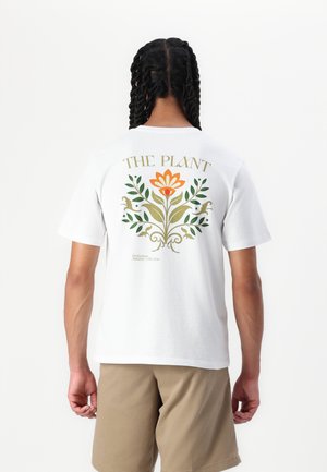 JORBRADLEY HERBARIUM TEE  - T-shirt print - bright white