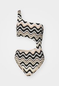 NEUE WAVE ONE SHOULDER CUT OUT ONE PIECE - Badedrakt - black
