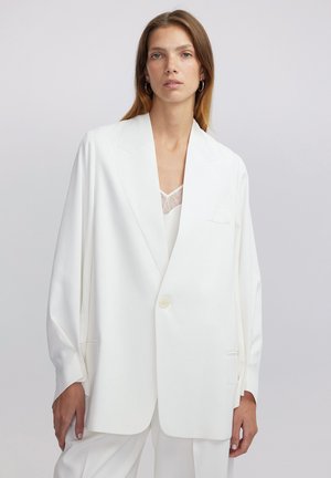 Ipekyol SINGLE DRAPED - Halflange jas - ecru