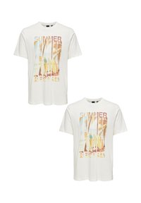 Unausgewählt, weiß braun