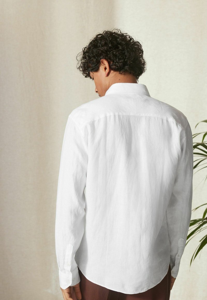 Camisas Primark Long Sleeve Regular Fit Hombre Blancas Para Camisa