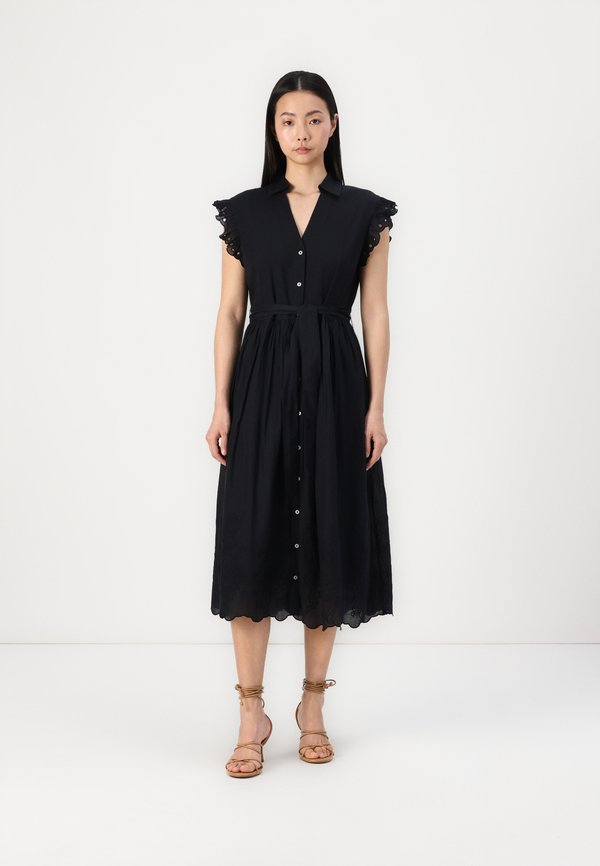 VIANGLASSI V NECK MIDI  - Blusenkleid