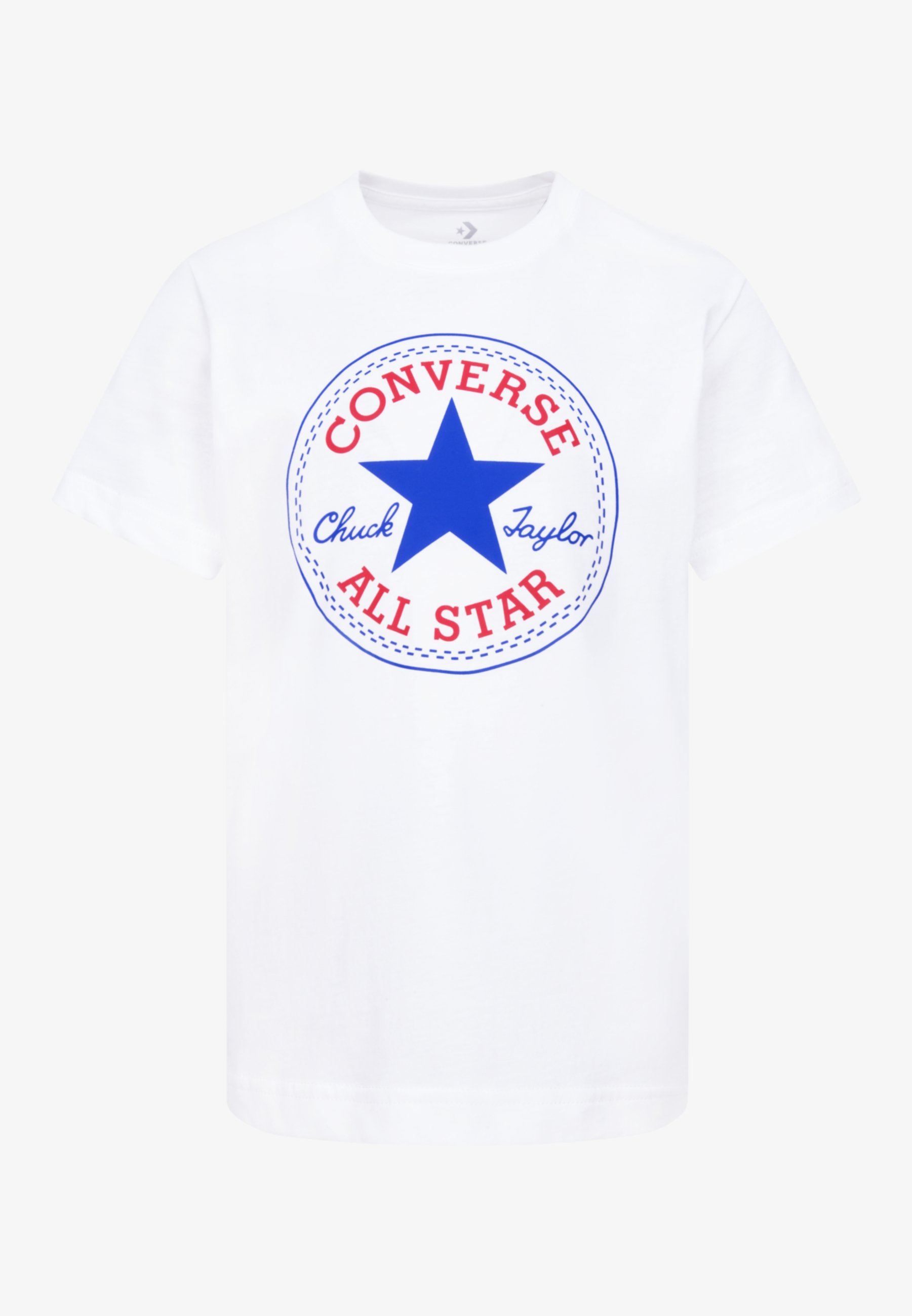 Converse CHUCK PATCH TEE T-shirt con stampa white/bianco