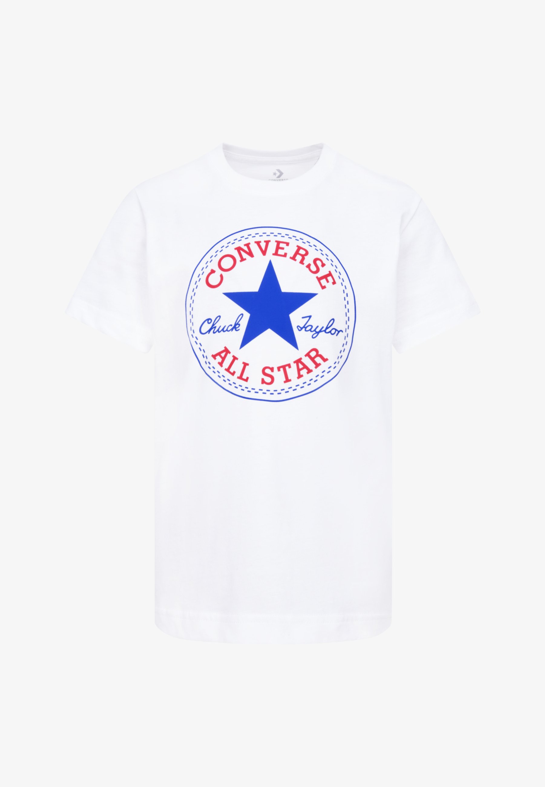 Converse CHUCK PATCH TEE T-shirt con stampa white/bianco