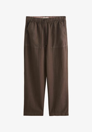 Next, Housut - chocolate brown stripe