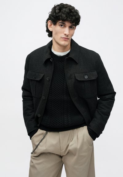 The Kooples BLOUSON - Könnyű dzseki - anthracite