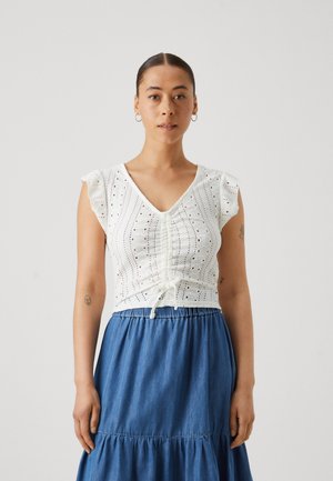 ONLY Petite ONLTIVA - T-Shirt print - cloud dancer