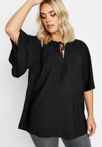 Yours Clothing SLEEVE  - Camicetta - black