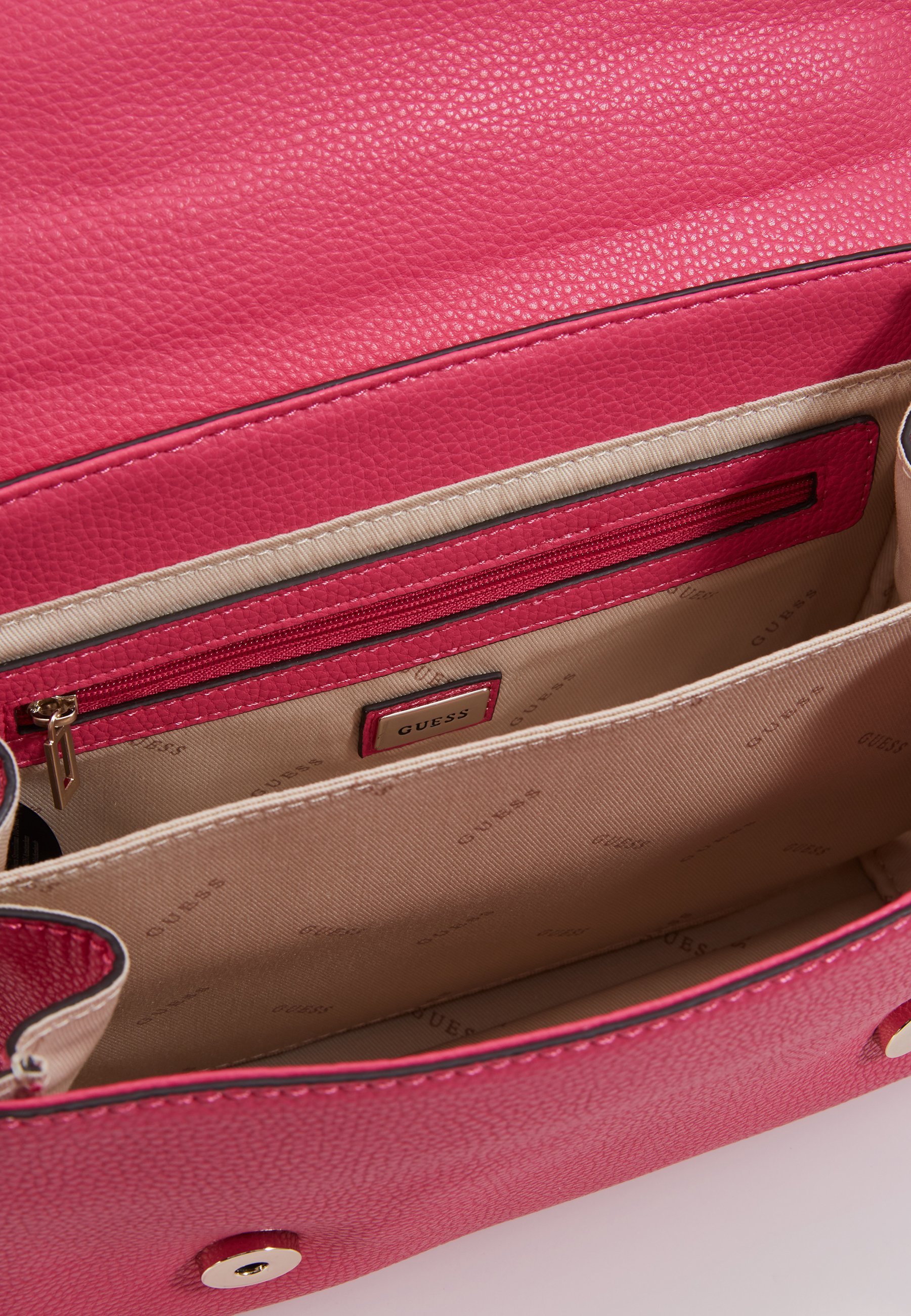 Guess LIAS TOP HANDLE FLAP Håndveske pink Zalando.no Guess LIAS TOP HANDLE FLAP Håndveske pink Zalando.no