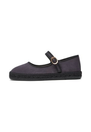 FRED MARTIN COLLECTION, CROISETTE - Bailarinas con hebilla - onyx vegan suede