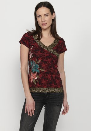 SHORT SLEEVE - Camiseta estampada - rojo   red