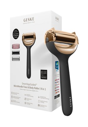 MICRONEEDLE FACE BODY ROLLER | 9 IN 1 - Skincare tool - gray
