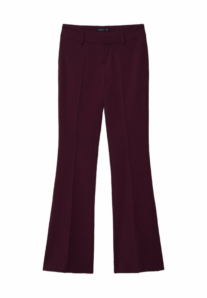 Stradivarius Broek bordeauxrood