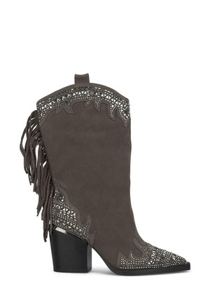 High Heel Stiefel - gris