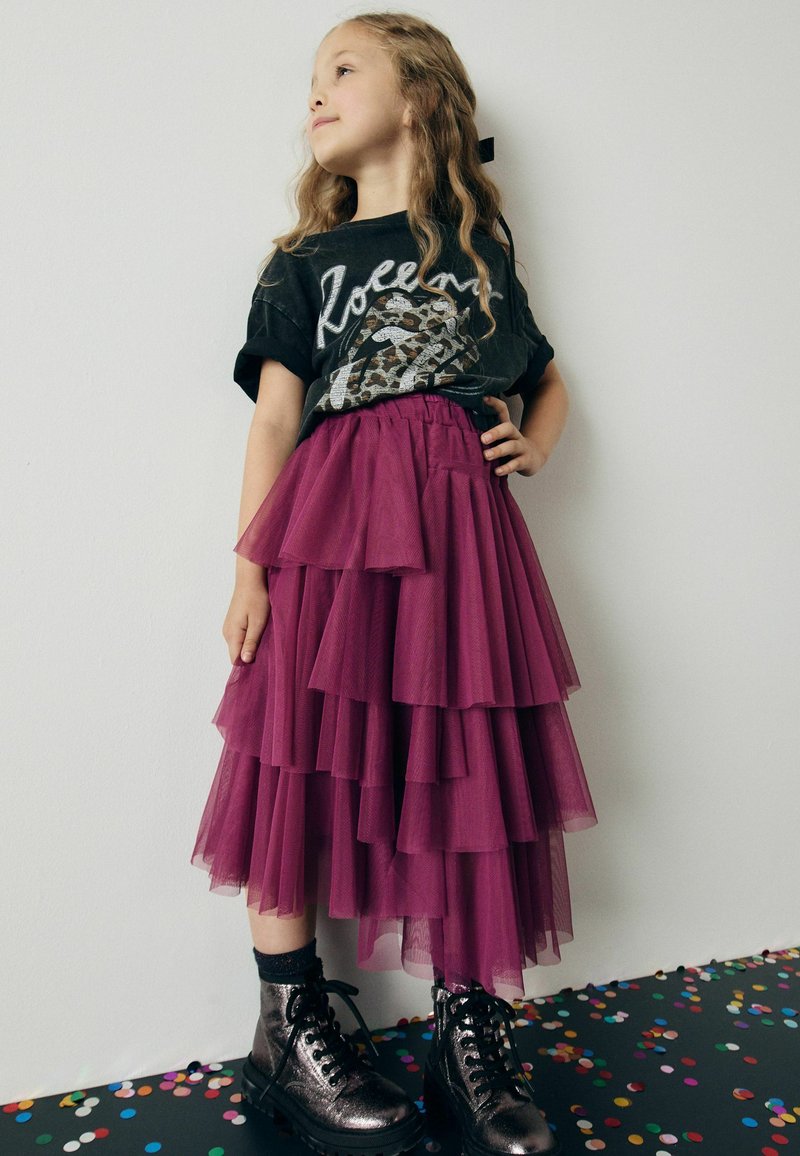 Next LAYERED - REGULAR FIT - A-Linien-Rock - berry purple