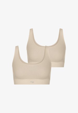 Sloggi, 2-PACK - Bustier - sand beige