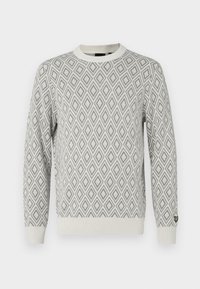 MONOGRAM INTARSIA - Jumper - canvas