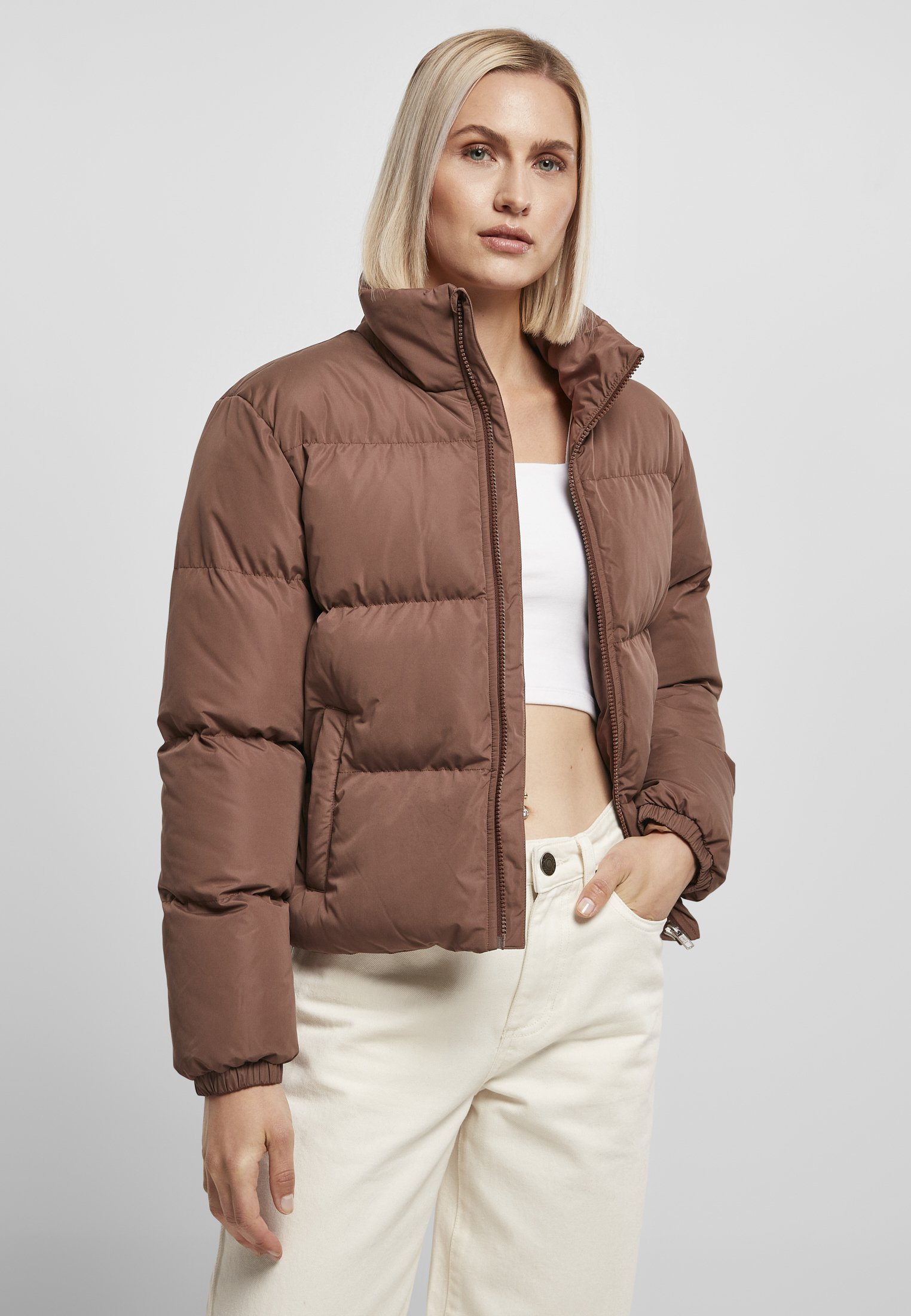 Urban Classics PUFFER Winterjacke bark/braun Zalando