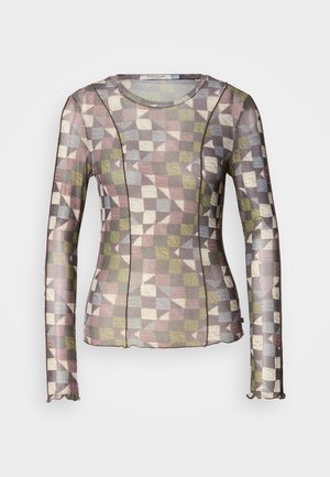 Scotch & Soda ALL OVER PRINTED LONG SLEEVE - Maglietta a manica lunga - mountain