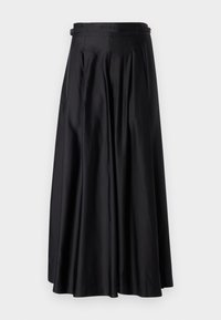 WOMEN SKIRT WITH BELT - A-line skirt - nero