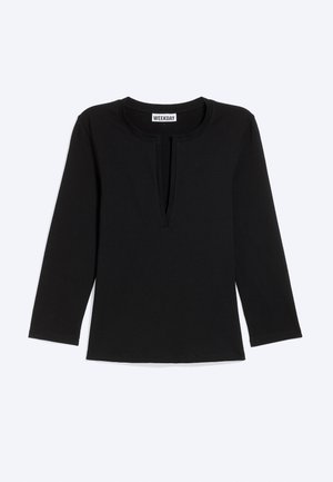 Weekday, NESSA - T-shirt à manches longues - black