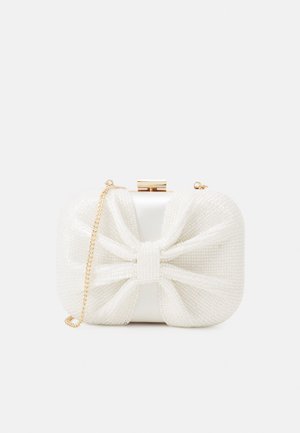 JULIA BEADED BOW - Kuvertväska - ivory