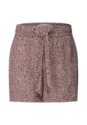 Street One Studio, MID WAIST SHORTS MIT FLORALEM PRINT - Shorts - vanilla sand