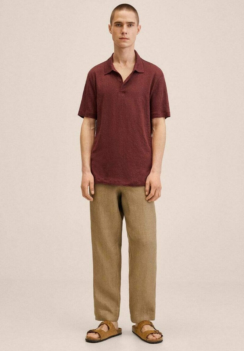 Herren T-Shirts basic | Mango AMBERES Poloshirt wine/bordeaux - OO79548 Herren T-Shirts basic | Mango AMBERES Poloshirt wine/bordeaux - OO79548