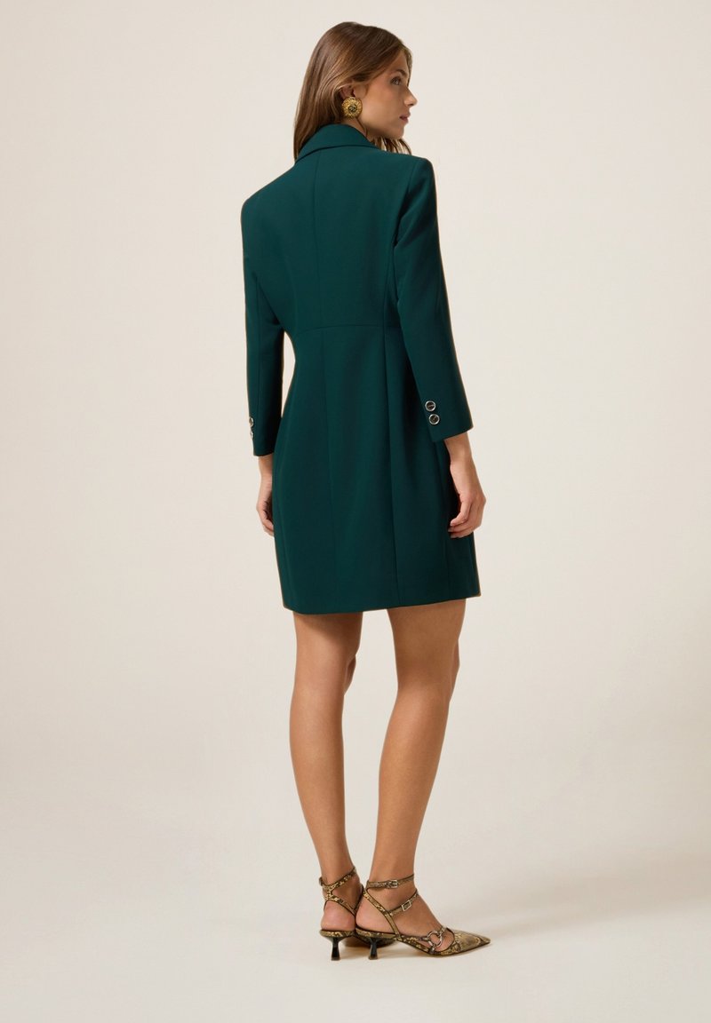 dark green blazer dress Kylie Blazer Dress- Green – Muy Muy Boutique