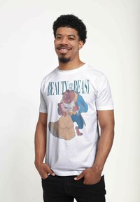 Henry Tiger BEAUTY & THE BEAST VINTAGE BEAUTY UNISEX - T-shirt z nadrukiem