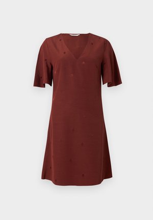 Selected, SLWODA REGULAR - Robe de soirée - cherry mahogany
