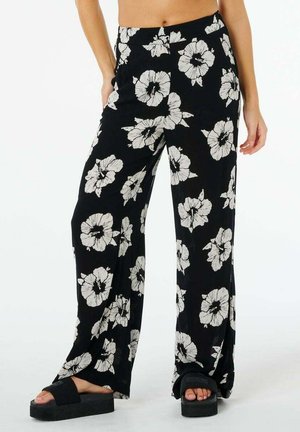 DE PLAGE PARTY  - Stoffhose - black off white