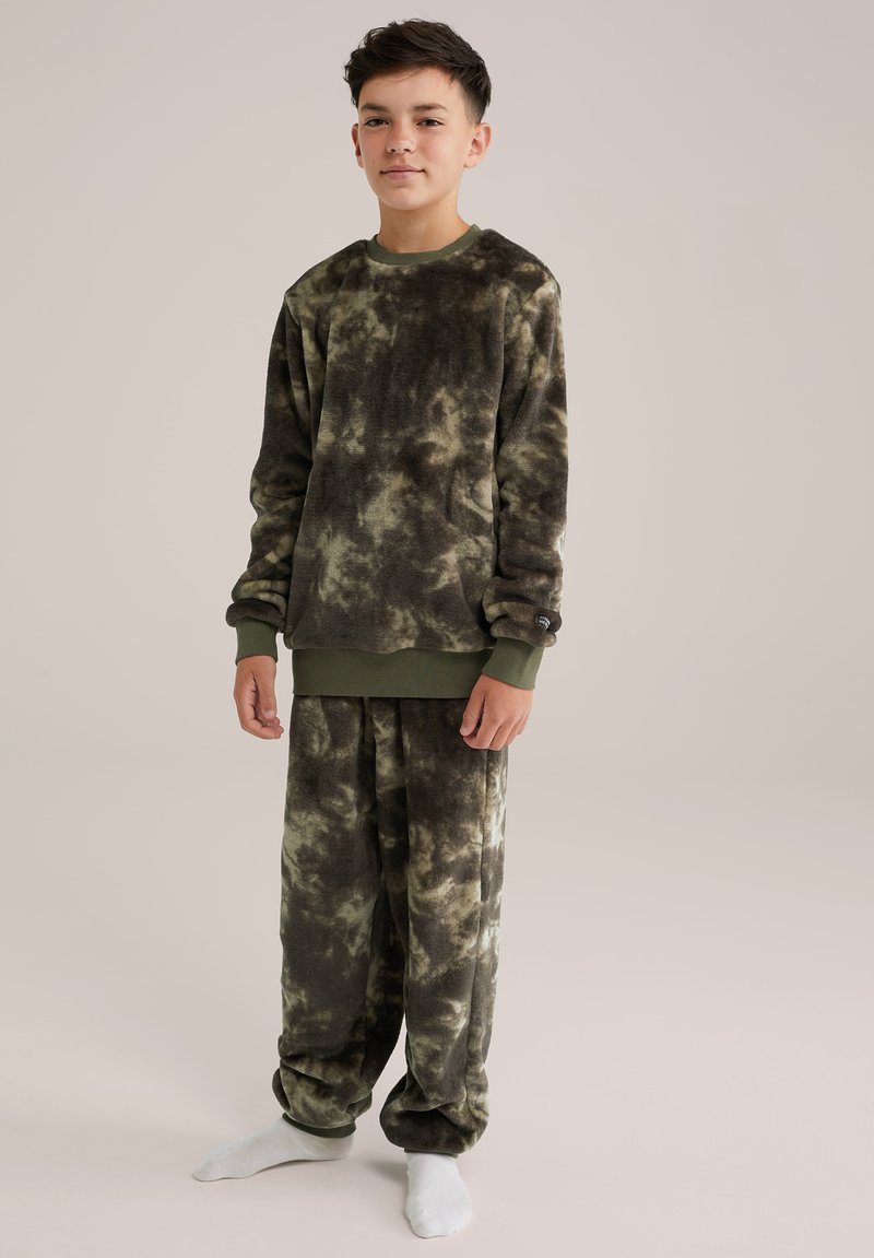 WE Fashion SET - Komplet pidžame - army green