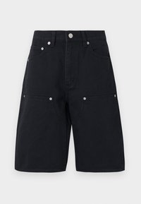 SHIFT PANEL - Shorts di jeans - digital black faded wash