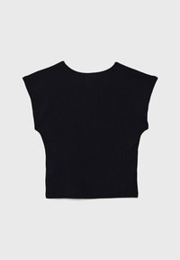 Stradivarius STUDDED WITH SLEEVES - Top - black