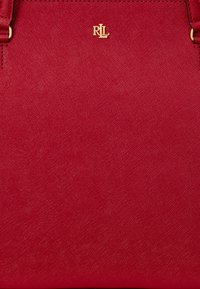 Lauren Ralph Lauren CROSSHATCH LEATHER MEDIUM KARLY TOTE - Torbica - red