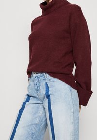 VILA Strickpullover - bordeaux