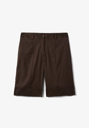 Stefanel, BERMUDA SHORTS REGULAR FIT. - Shorts - dark brown