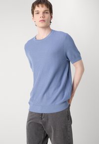 BOSS DALON - T-shirt basic - open blue