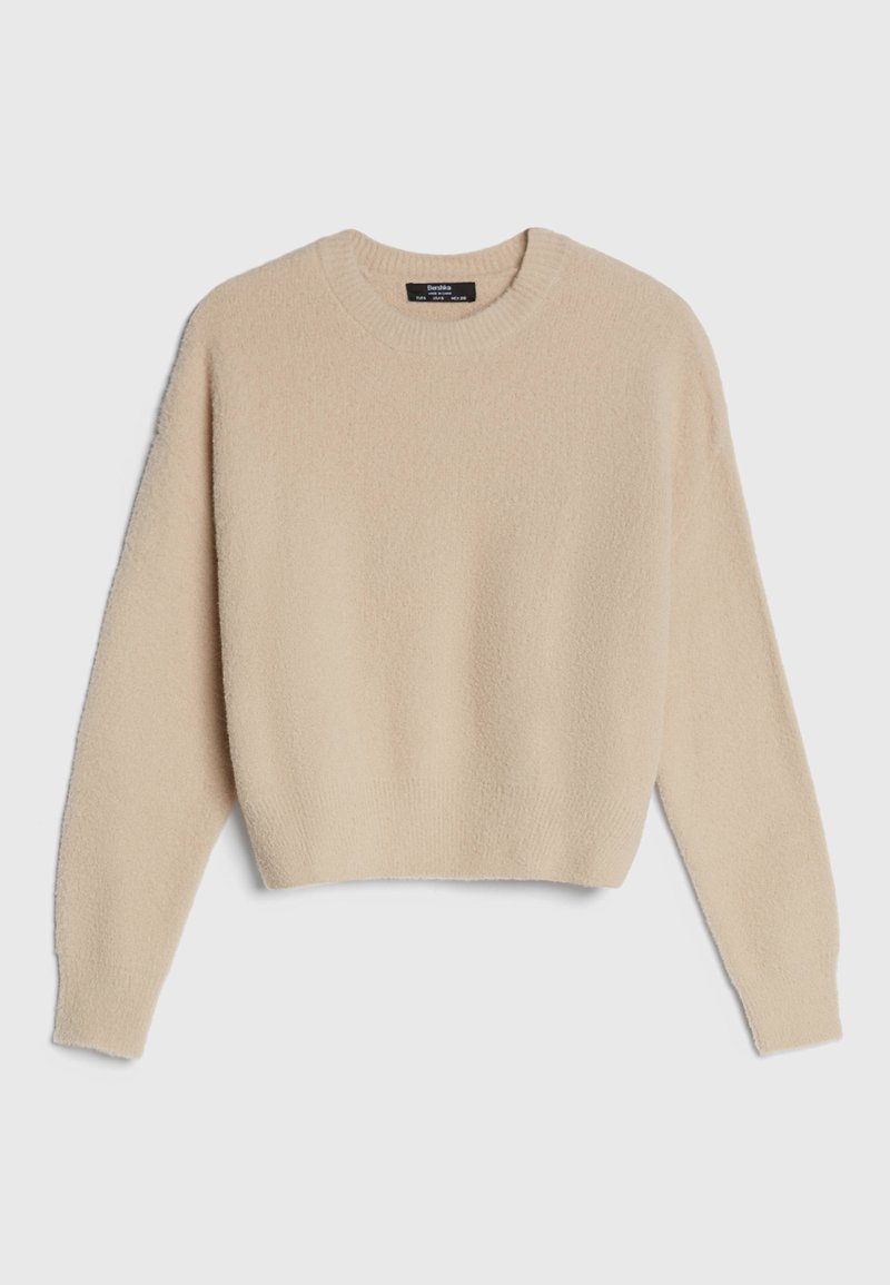 Bershka Strickpullover Beige Zalando At
