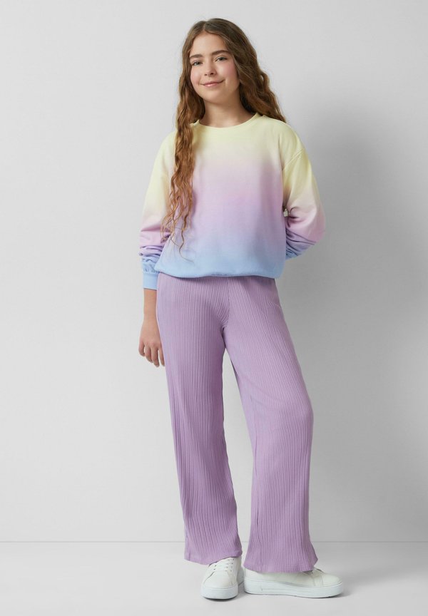 MIT FARBVERLAUF - Sweatshirt - helles zitrone