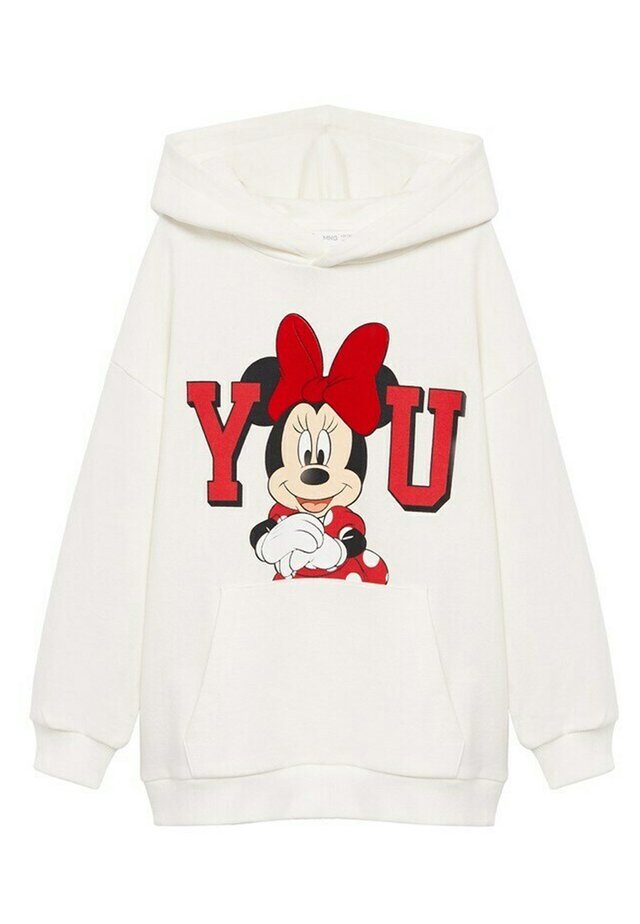 MINNIE - Sweat à capuche - blanc cassé