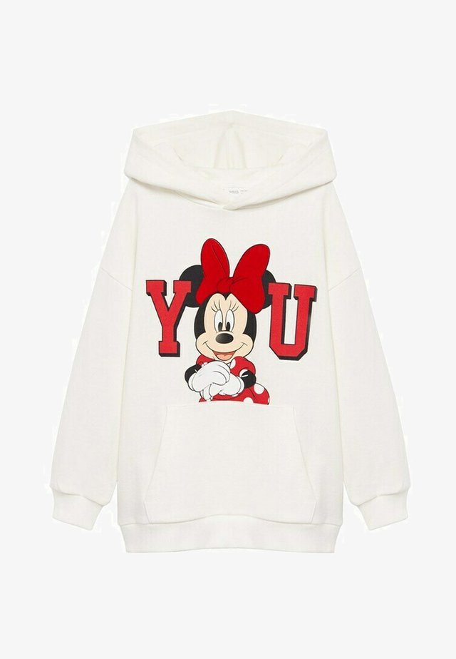MINNIE - Sweat à capuche - blanc cassé