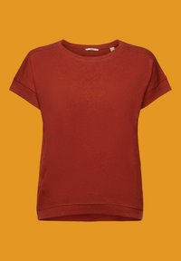 Esprit Jednoduché tričko - dark brown
