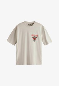 Ikke valgt, stone motley crew neck