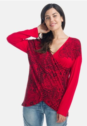 Koroshi Pikkade varrukatega topp - rojo