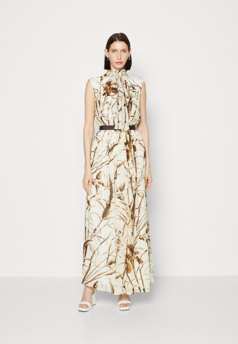 Banana Republic SHIRRED YOKE Maxi dress wheat for me/beige Zalando.ie