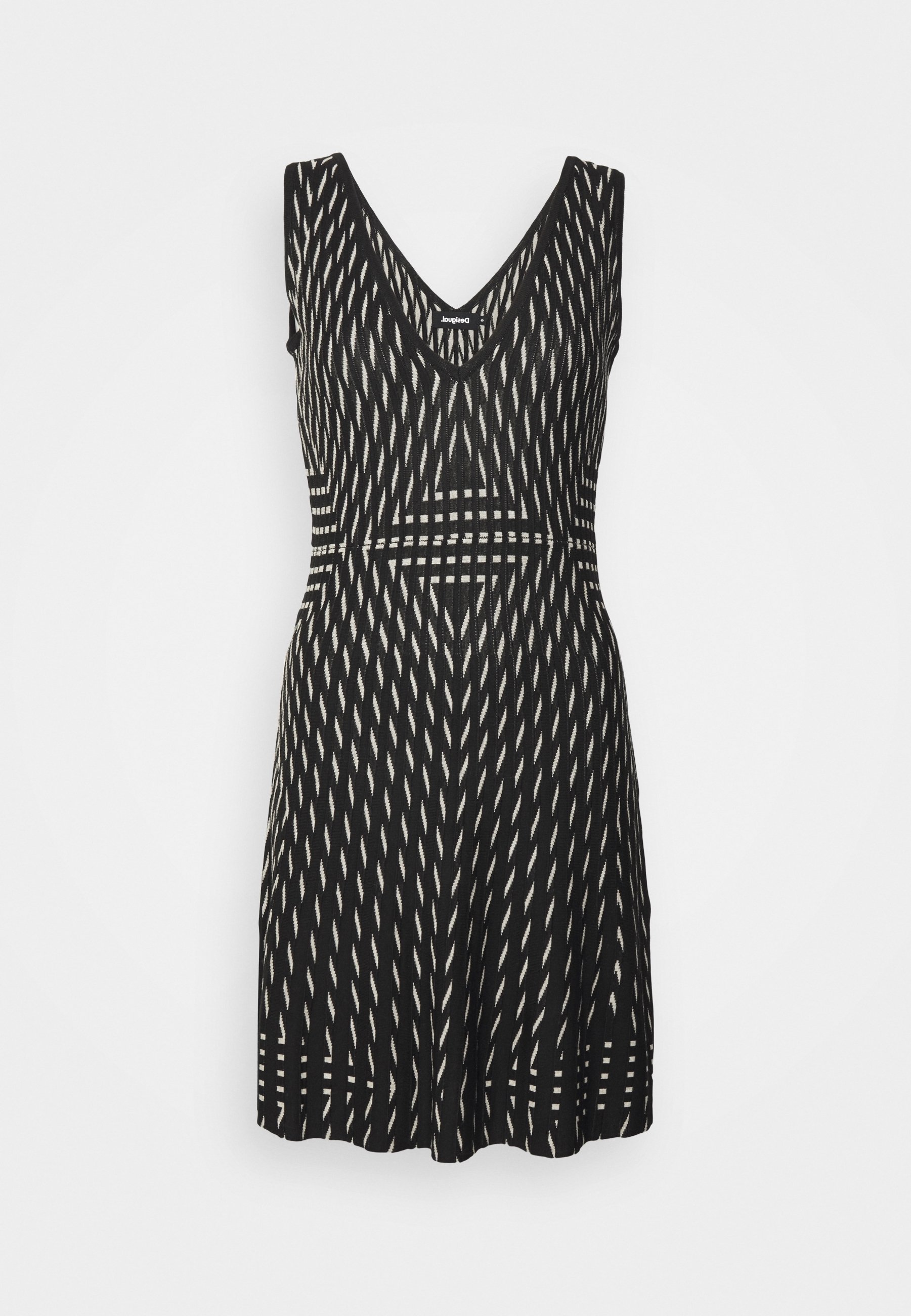 Desigual Vestido de punto black/negro (Segunda mano)